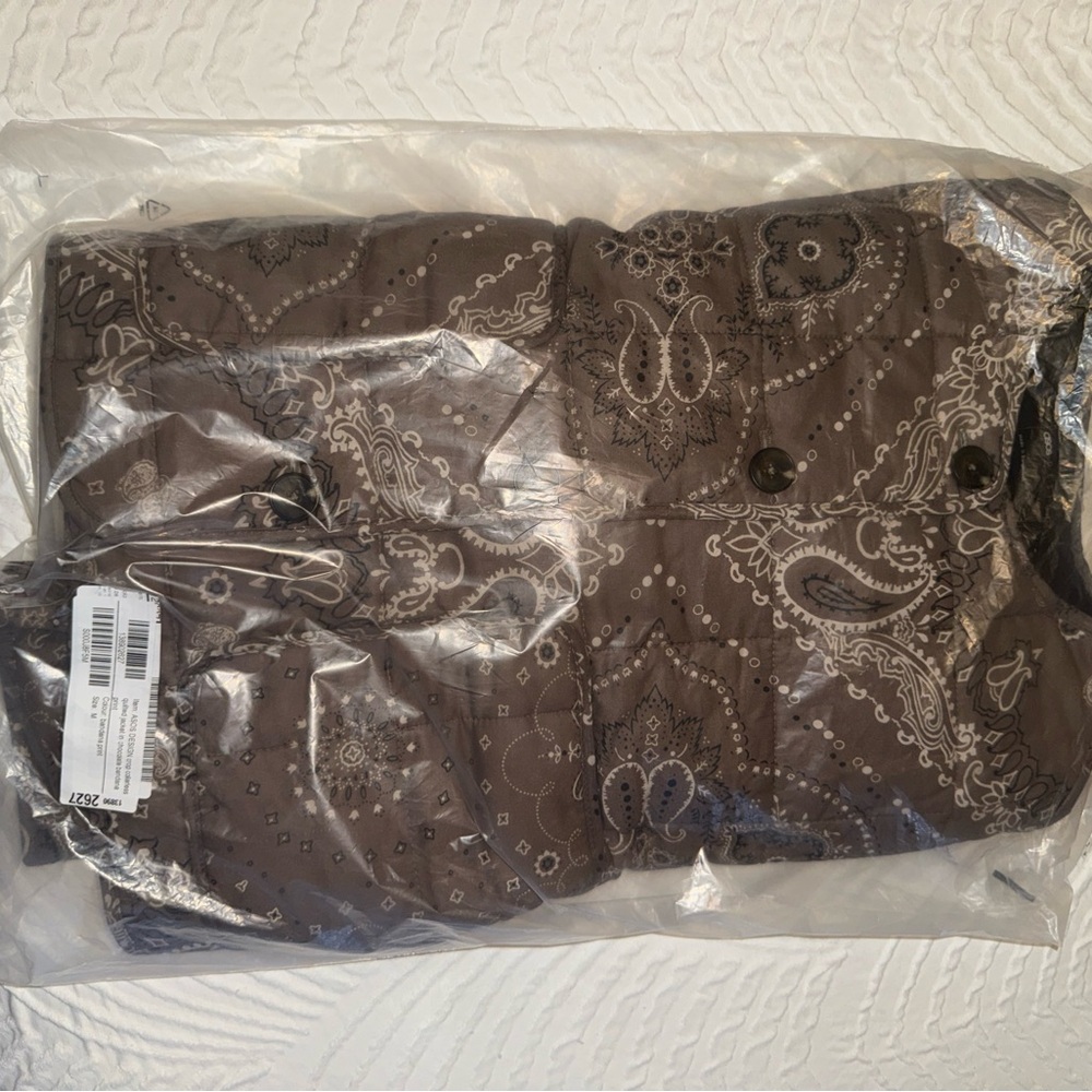 ASOS Design Brown Quilted Jacket - Picture 7 of 7